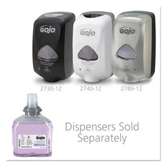 GOJO 536102 1,200 mL TFX Luxury Foam Hand Wash Refill – Cranberry Scent [2/Pack]