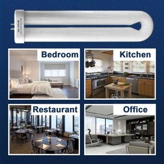 Bug Zapper Replacement Light Bulb 15 Watt, U 7.7×1.6×0.95 inches, White
