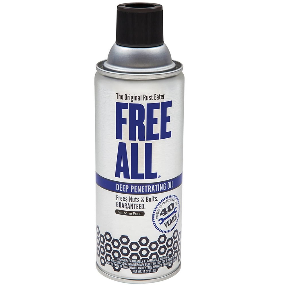 Free All Rust Eater Deep Penetrating Oil, 11 oz Aerosol – 11 Ounces, White