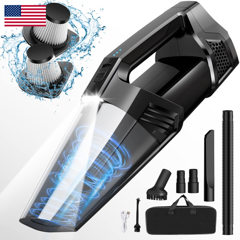 Blestan Handheld Vacuum Cordless Portable Car Vacuum Led Light High Power