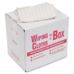 5 Lb. Cotton Wiping Cloths (60 Wipes per Box)