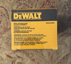 DEWALT DWH302DH Dust Extraction Filter Assembly HEPA Fits DWH304DH DWH303DH NEW