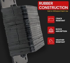 12″x10″x4.5″Viking Laminate Rubber Dock Bumper for Truck Loading Dock Protection