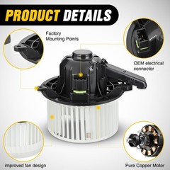 Nilight HVAC Heater Blower Motor with Fan for Ford & Lincoln – F-150 2009 201…