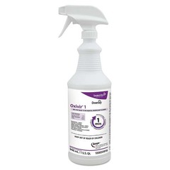 Diversey Oxivir 1 RTU Disinfectant Cleaner, 32 oz Spray Bottle, 12/Carton