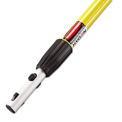 Rubbermaid HYGEN Quick-Connect Extension Handle, 48-72″, Yellow/Black