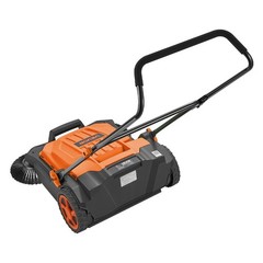 VEVOR Walk-Behind Floor Sweeper Manual Hand Push Sweeper 25.6″ Sweeping Width