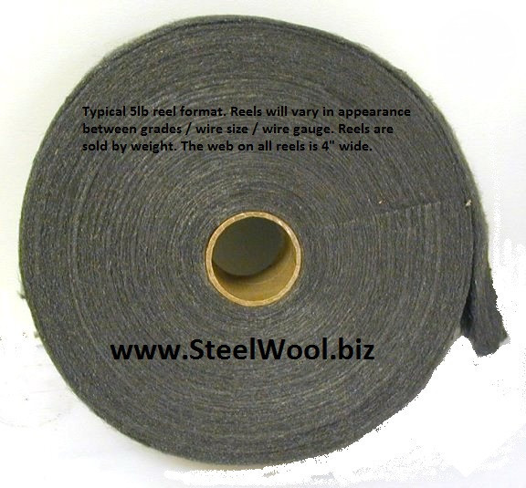 5lb Steel Wool Reel #000 – Extra Fine