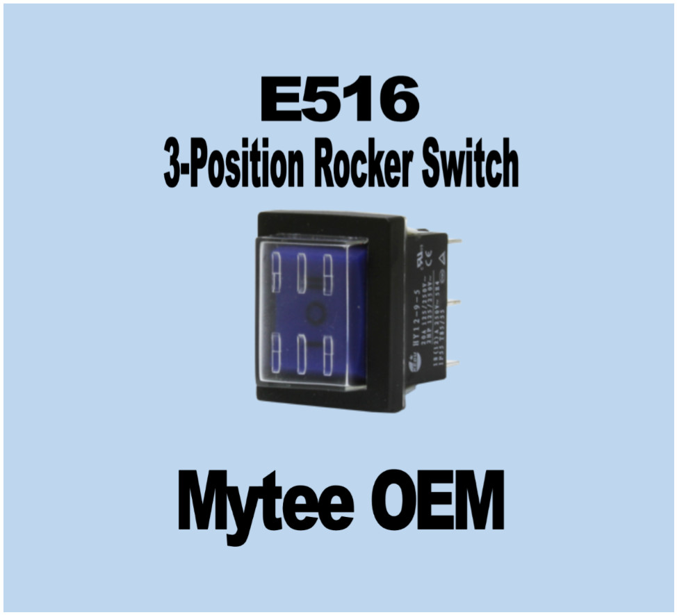 Mytee OEM 3 Position Power Switch for Carpet Cleaner Carpet Extractor E516