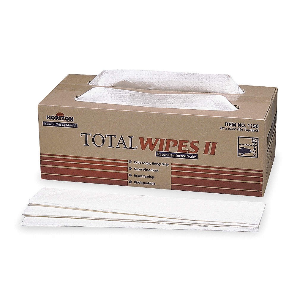 ABILITY ONE 7920-01-454-5879 Dry Wipe,16-1/2″ x 20″,White 5LG98