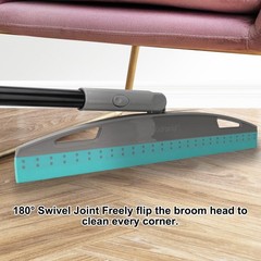 Silicone Floor Squeegee Broom 59 Inch Rubber Air Broom for Bathroom Kitchen Pet