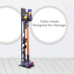 BRIGHTSHOW Vacuum Stand for Dyson V15 V11 V10 V8 V7 V6 Stable Metal Storage
