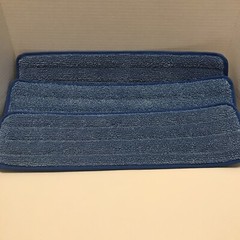 Rubbermaid Commercial Q410 18″ Eco Microfiber Wet Pad – Blue ~ NEW ~ Lot Of 3