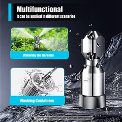 360° Rotating Tank Washing Spray Nozzle Cleaning Nozzle 3/4 Internal Thread USA