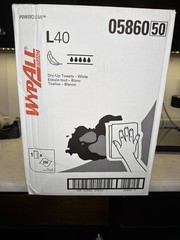 WypAll 5860 Dry L40 Wipes: 200 Sheets, 19.5″ x 42″ FREE Shipping