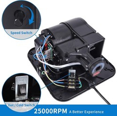 Stainless Steel Commercial Hand Dryer 1800W Automatic High Speed Heavy Duty Dull