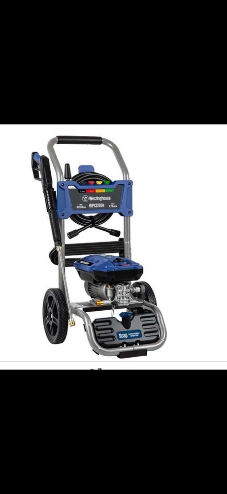 Westinghouse Power Washer 3200 MAX PS 1.76 MAX APA. Five different nozzles