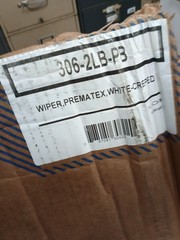 2 Pack, CCP Industries Prematex Flat Wiping Cloth 10 X 10, 306-2lb-pb, 9107