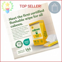 Caboo Tree Free Flushable Wipes, Travel Wipe, Certified Flushable, Septic Safe,