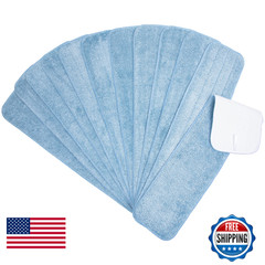 Arkwright Llc Arkwright Spray Mop Replacement Pads – Pack Of 12 Bulk Microfiber