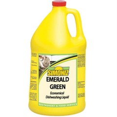 Case of 4 Gallons Simoniz Emerald Green Dishwashing Liquid