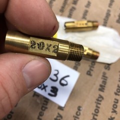 Gatewood, Needle Jet, Brass Nozzle, Stainless Tip, 0.020, Lot of 5 1137 20×2 Tip