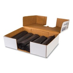 Inteplast Group VALH4348K22 HD 60 gal COMM Can Liners – BLK (150/Carton) New