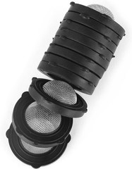 20 Pcs Hose Filter Washers, Garden Gasket 0.75 inches, Black