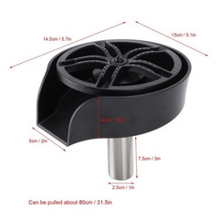 Automatic Glass Washer & Cup Rinser, 360-Degree Rotating Spout Sink Accessory…