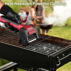 Electric Grill Brush, Cordless Rechargeable Grill Cleaner with LED Light – 950