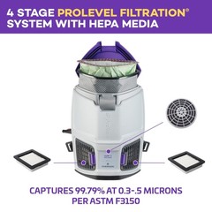 ProTeam GoFit 3 Commercial Backpack Vacuum with Xover Multi-Surface Telescopi…