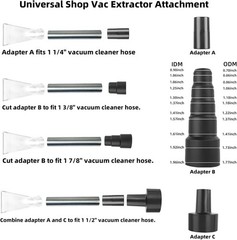 Shop Vac Extractor Attachment Vacuum Extractor Tool for Carpet Upholstery