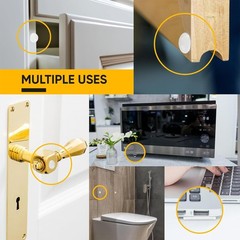 104 Clear Cabinet Bumper Pads – Self-Adhesive 104 Pcs – Mix Pack, Transparent