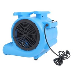 1 HP 4000 CFM Adjustable Air Mover 3-Speed Carpet Dryer Floor Blower Fan