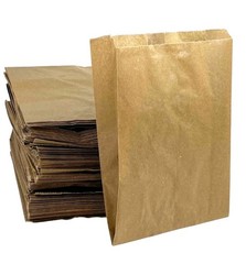 500 KL260 Kraft Waxed Liners for Sanitary Napkin Disposal 10 in x 7.5 in