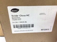 Diversey Stride Neutral Cleaner, Citrus Scent, 1.4 mL, 2 Bottles