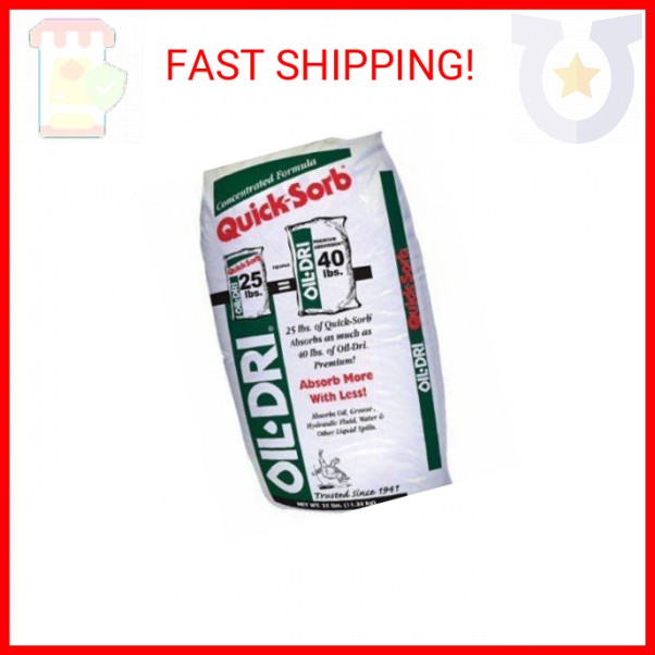 Oil Dri Concentrate Floor Absorbent Bagged 25 Lb.