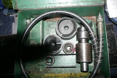 Greenlee Knockout punch set with metal case hydraulic conduit For Parts- READ!!!