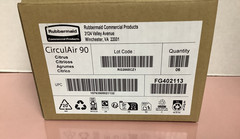 6/pack RUBBERMAID FG402113 CirculAir 90 Air Freshener Refills CITRUS