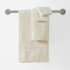 Bleach Friendly 100% Cotton Quick Dry 2-Bath, 2-Hand, 2-Washcloth 6-Piece Towel