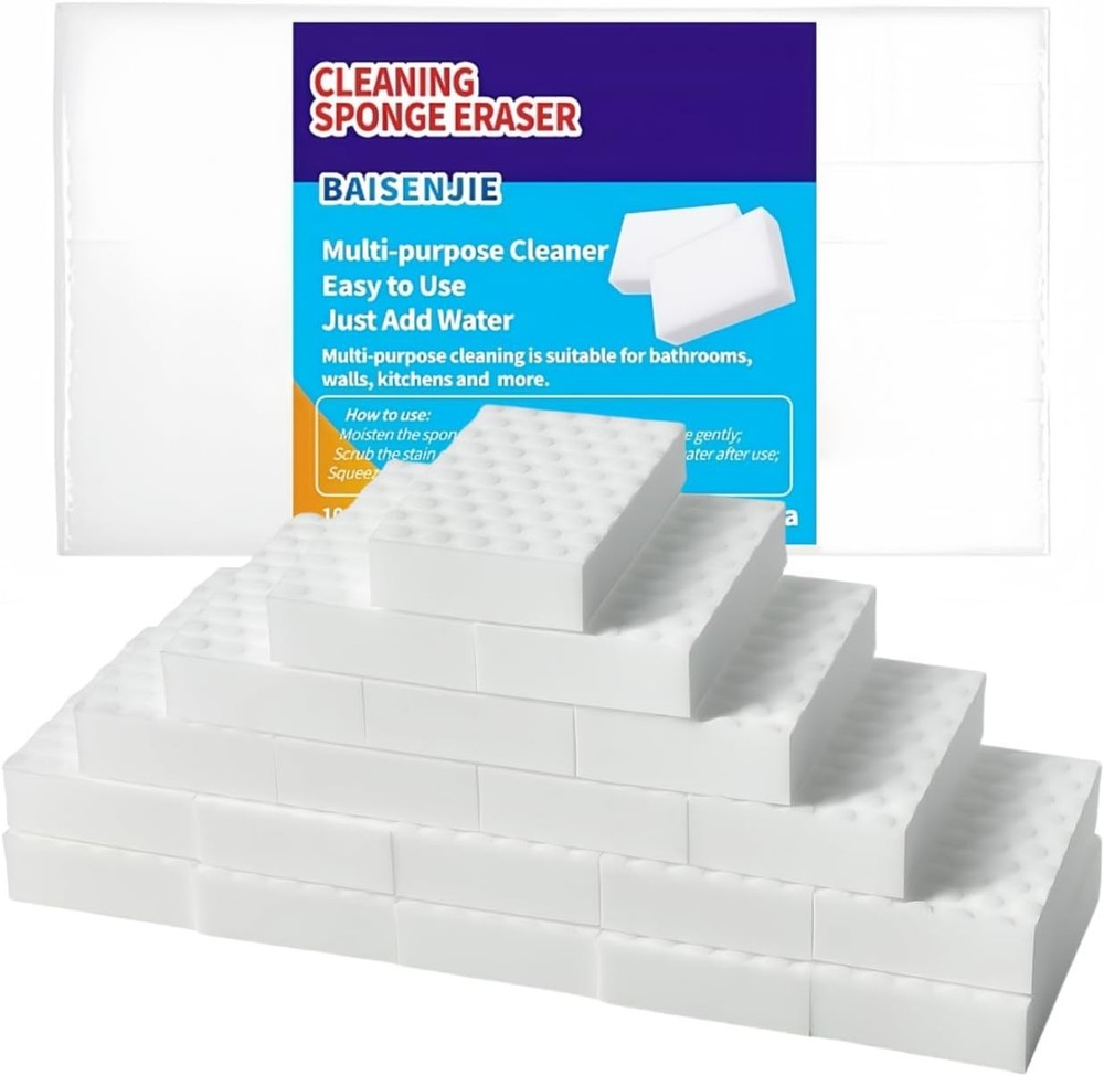 Magic Sponge Eraser 20 Pack Melamine Cleaner Kitchen Bathroom