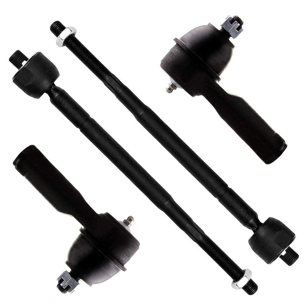 4pcs Front Suspension Inner & Outer Tie Rod Ends Kit for Honda Odyssey 2002-2004