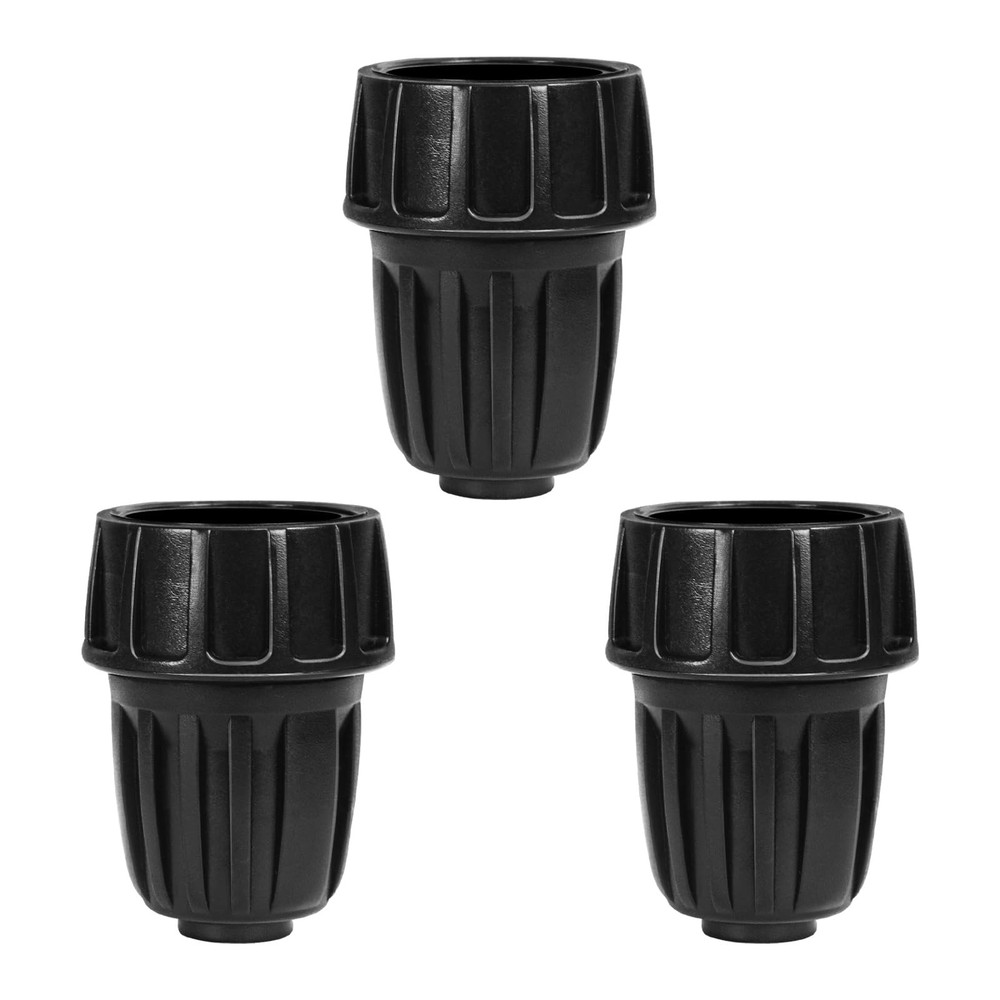 WZFLRUA Hose To 1/2 Inch Irrigation Tubing 3/4″ to 1/2″ Faucet Adapter, Black