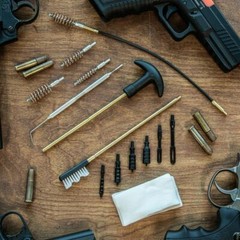 66Pc Pistol Cleaning Kit in Zippered Case,Cal. 38/357/9mm Cleaning Kits