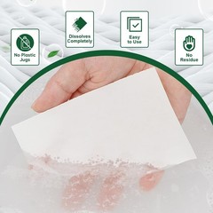 AIDEA Laundry Detergent Sheets, Washer Sheet Detergent, 1 Count (Pack of 100)