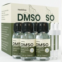 99.99% Pure DMSO Liquid 8 FL OZ – 4-Pack (2 fl oz Each) High 4 Pack