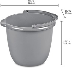 Sturdy Pail Buet Organizer Household Cleaning Supplies Projects Mopping