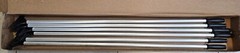 Impact Long Handled Scraper 48 in. 4 inch Width Black/Silver 6 Pack
