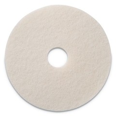 Americo Polishing Pad, 13″ Diameter, White, 10/Carton