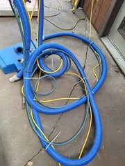 Powr-flite PEB TM floor Extractor Industrial Machine W/hoses